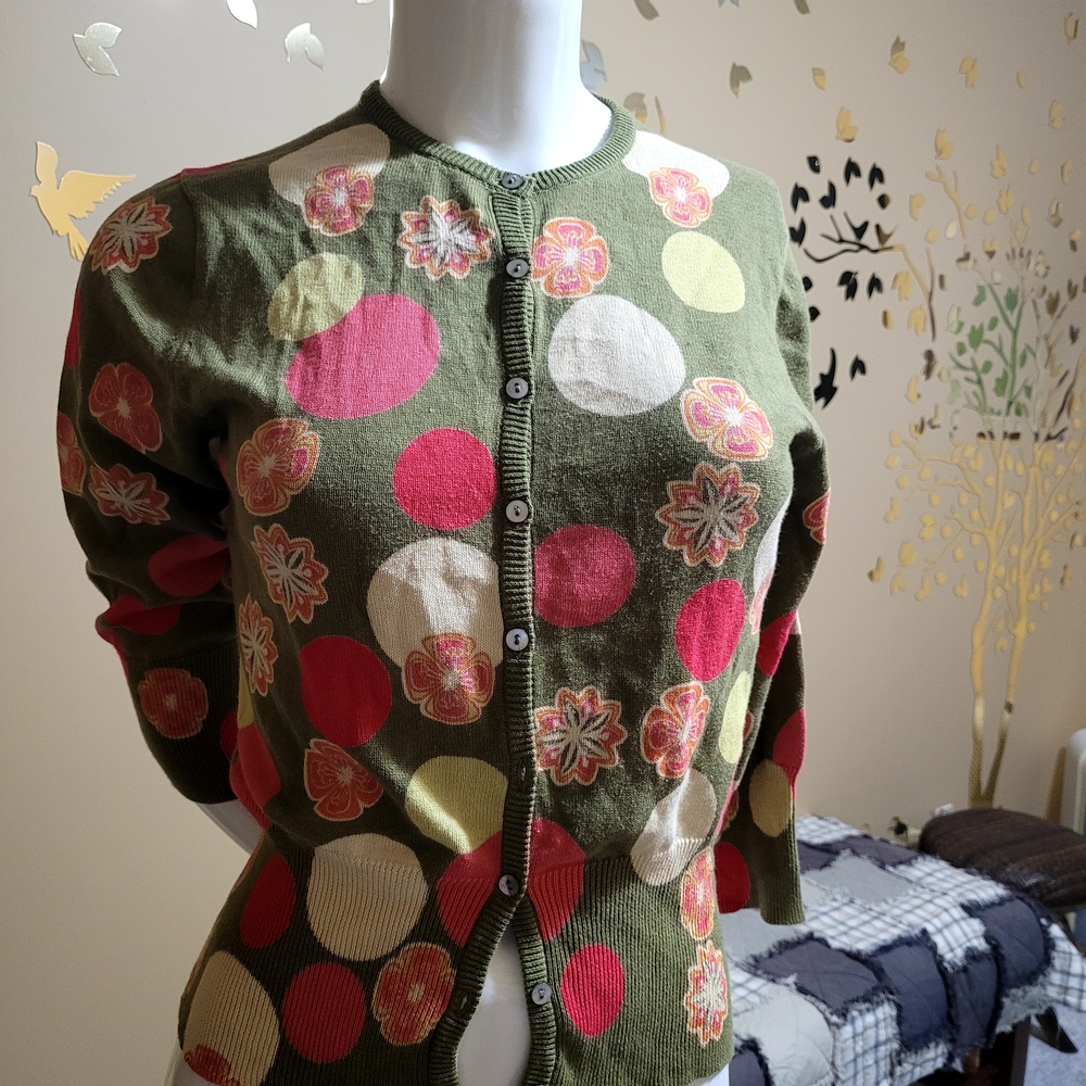 Floral Patterned Cardigan - Picture 2 of 10